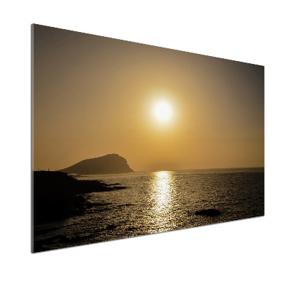 Cooker splashback Sunset sea