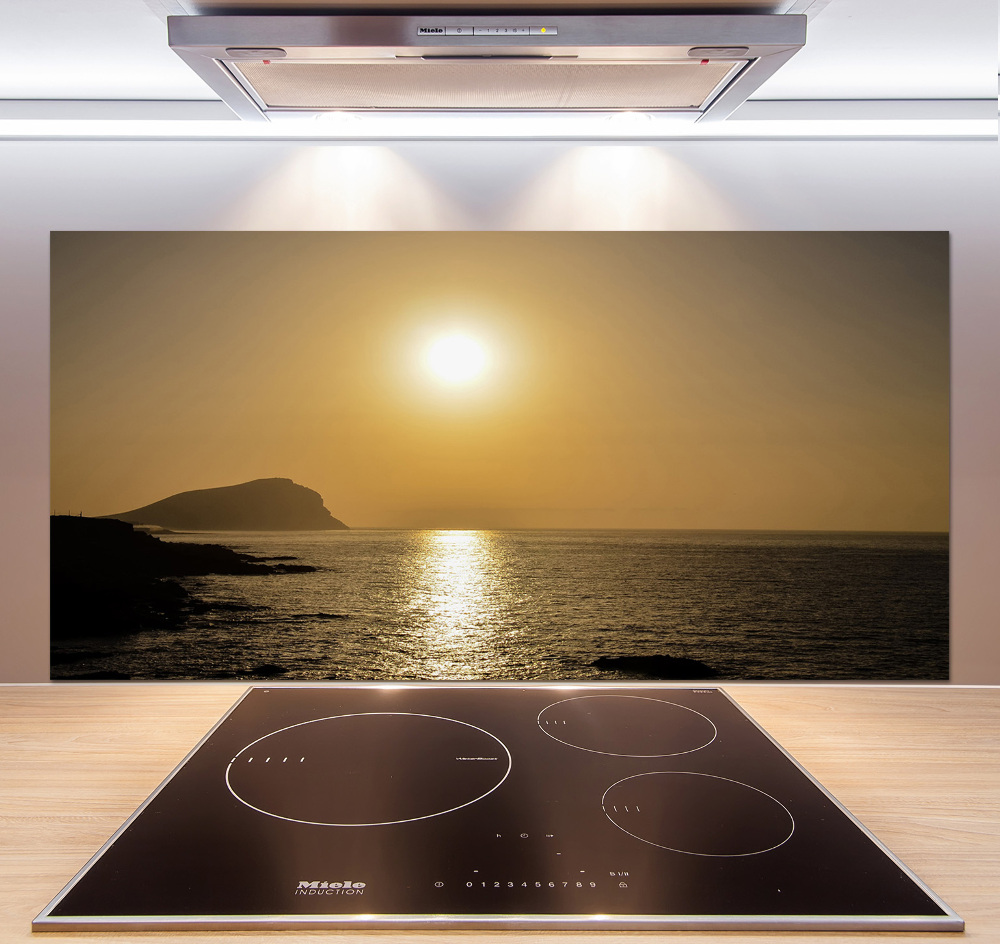 Cooker splashback Sunset sea