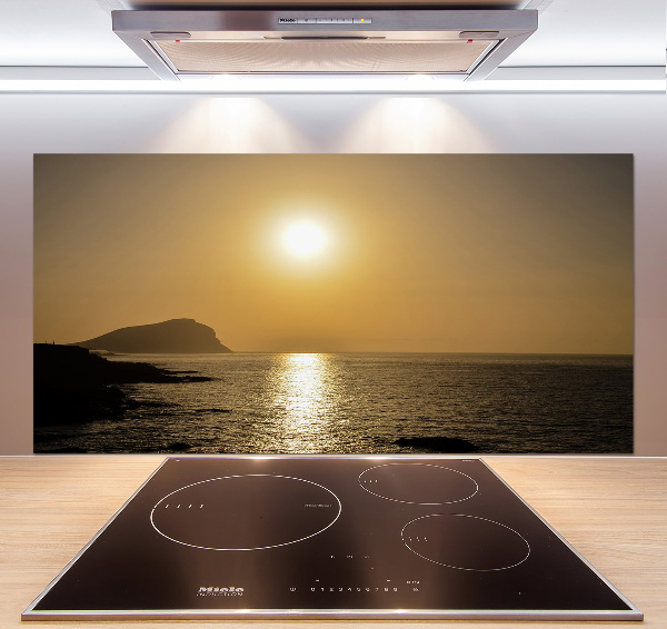 Cooker splashback Sunset sea