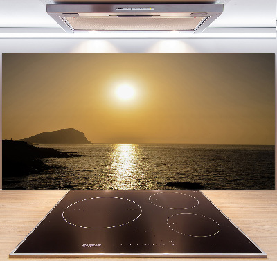 Cooker splashback Sunset sea