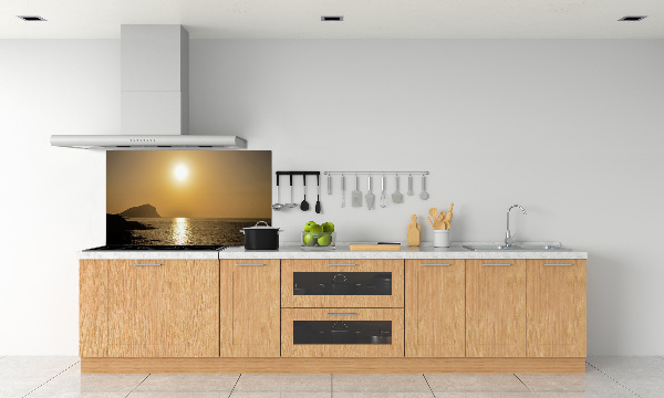 Cooker splashback Sunset sea