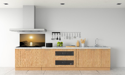 Cooker splashback Sunset sea