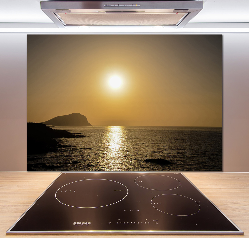 Cooker splashback Sunset sea