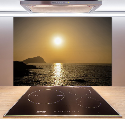 Cooker splashback Sunset sea