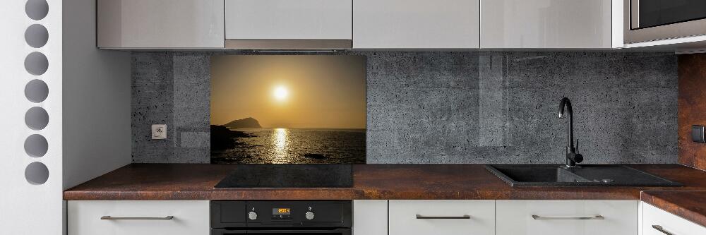 Cooker splashback Sunset sea