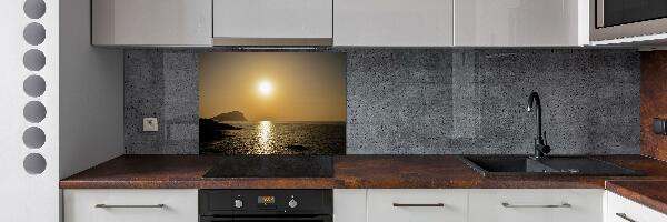 Cooker splashback Sunset sea