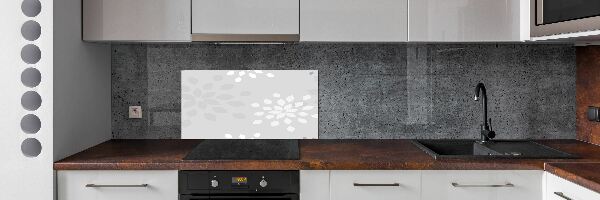 Kitchen splashback Floral pattern