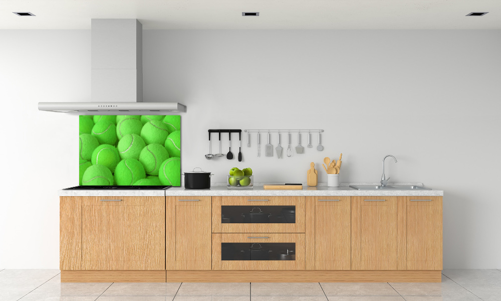 Hob splashback Tennis balls