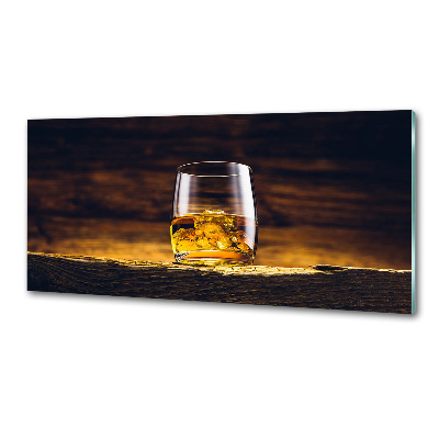 Cooker splashback Bourbon in a glass