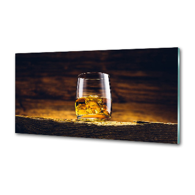 Cooker splashback Bourbon in a glass