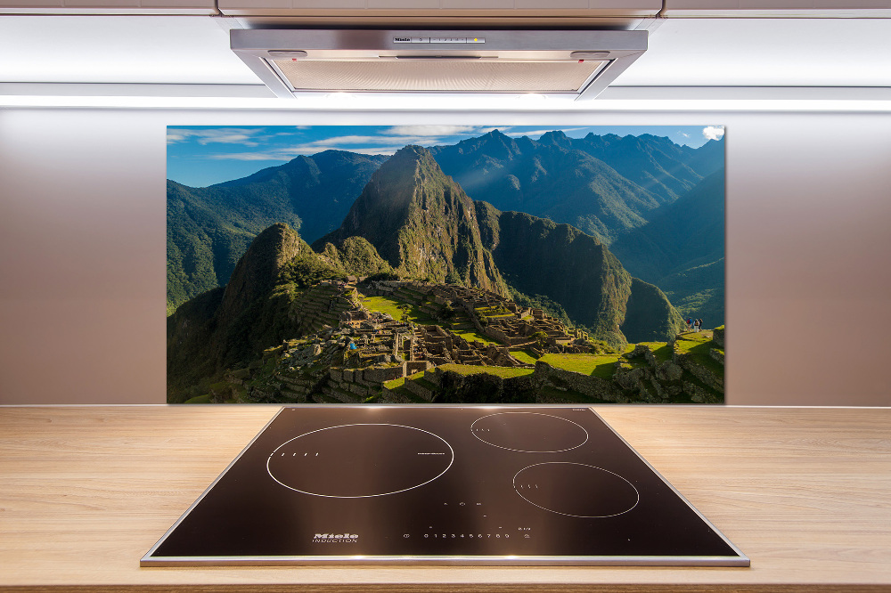 Cooker splashback Machu Picchu ruins