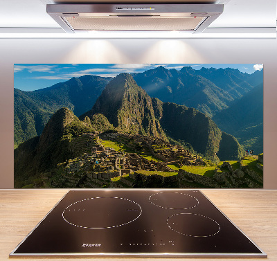 Cooker splashback Machu Picchu ruins