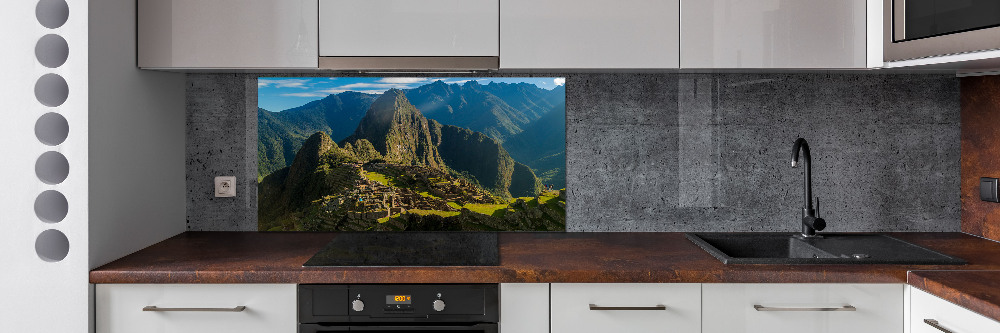 Cooker splashback Machu Picchu ruins