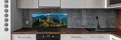 Cooker splashback Machu Picchu ruins