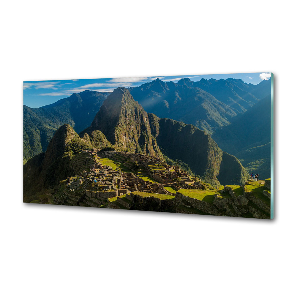 Cooker splashback Machu Picchu ruins