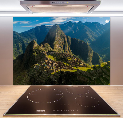 Cooker splashback Machu Picchu ruins