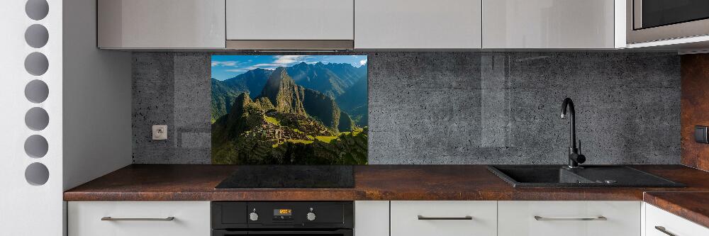 Cooker splashback Machu Picchu ruins