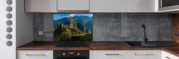 Cooker splashback Machu Picchu ruins