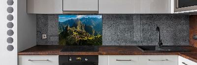 Cooker splashback Machu Picchu ruins