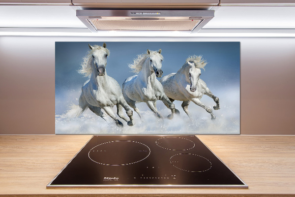 Cooker splashback Horses at gallop