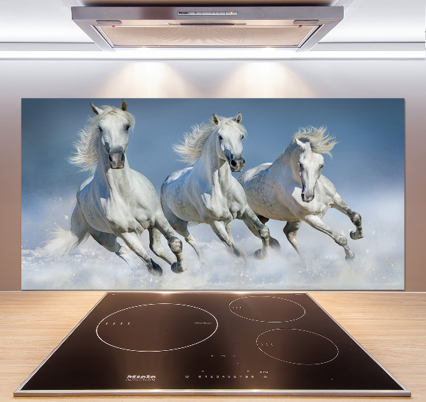 Cooker splashback Horses at gallop