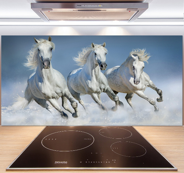 Cooker splashback Horses at gallop