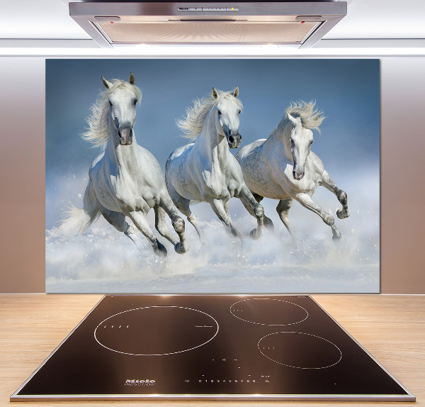 Cooker splashback Horses at gallop