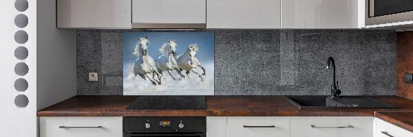 Cooker splashback Horses at gallop