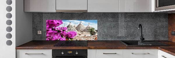 Glass splashback Trulla houses