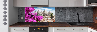 Glass splashback Trulla houses