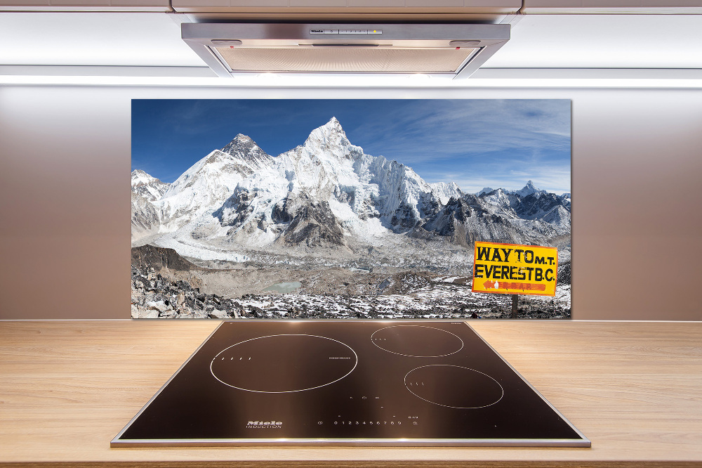 Cooker splashback Mount Everest