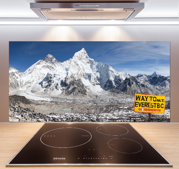 Cooker splashback Mount Everest