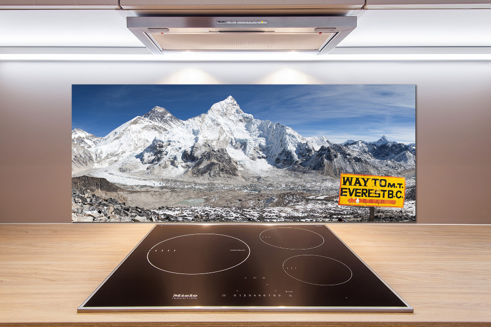 Cooker splashback Mount Everest