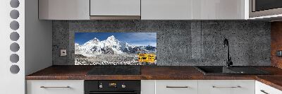 Cooker splashback Mount Everest