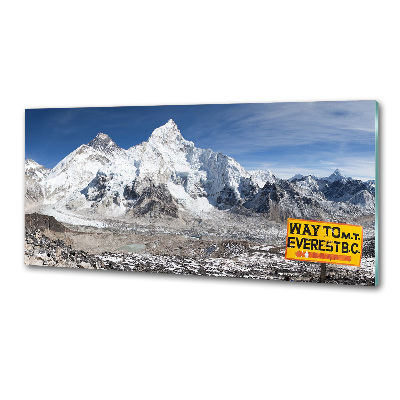 Cooker splashback Mount Everest