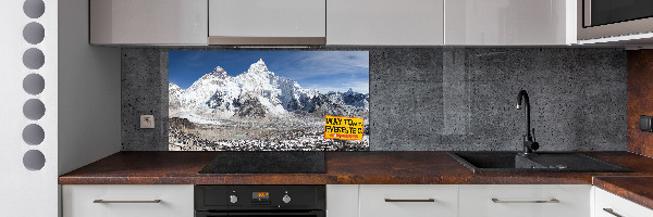 Cooker splashback Mount Everest