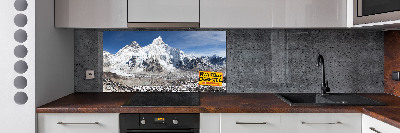 Cooker splashback Mount Everest