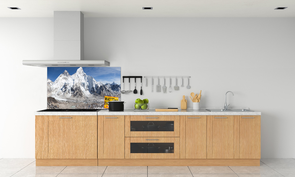 Cooker splashback Mount Everest