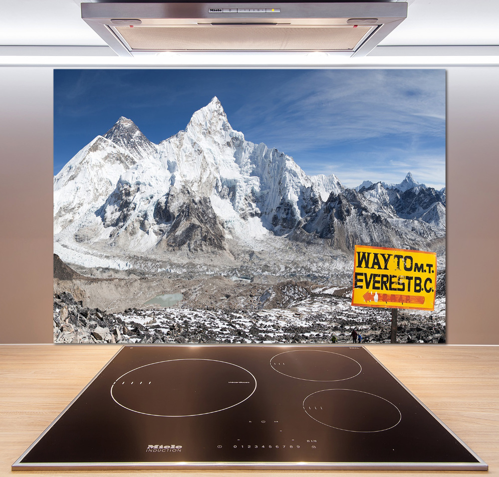 Cooker splashback Mount Everest