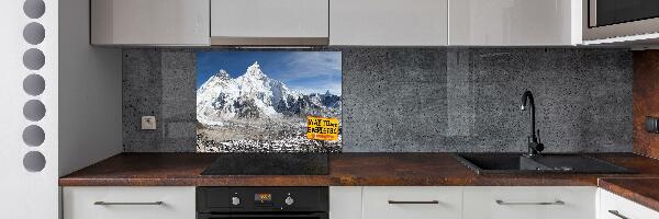 Cooker splashback Mount Everest