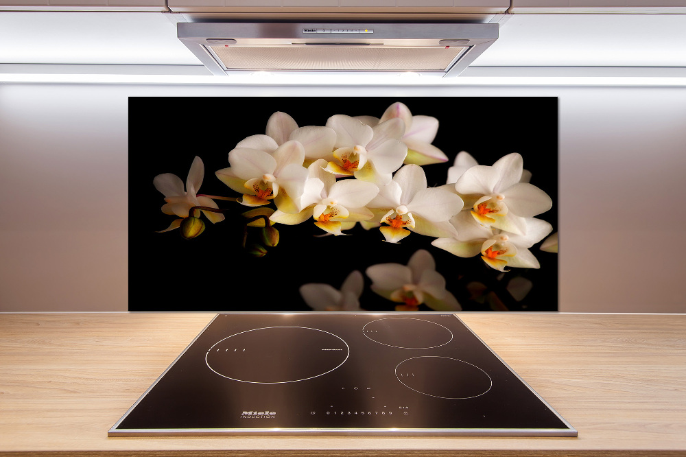 Cooker splashback Orchid