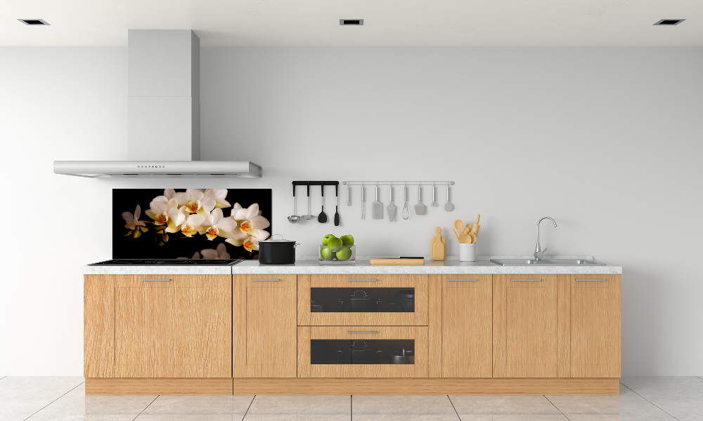 Cooker splashback Orchid