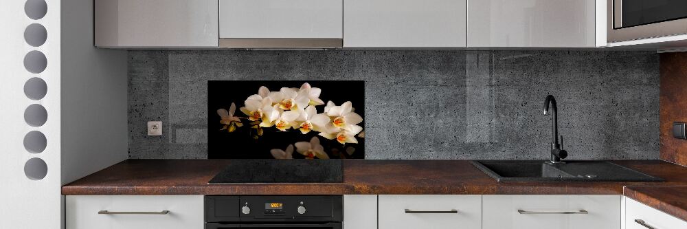 Cooker splashback Orchid