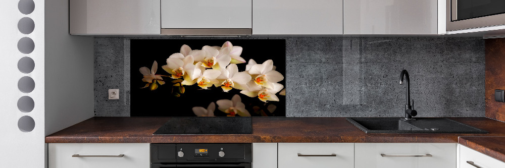 Cooker splashback Orchid