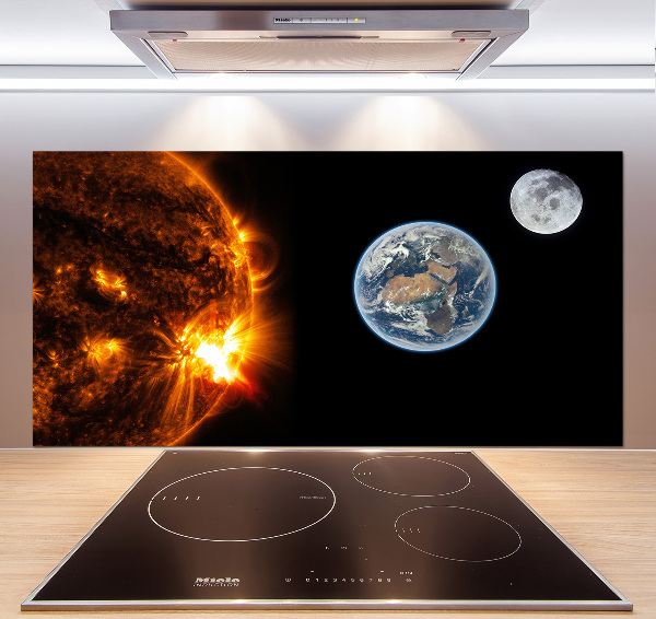 Cooker splashback Solar system