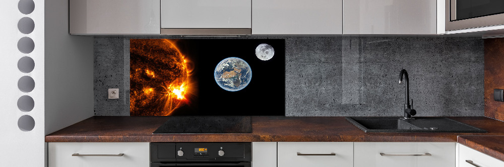 Cooker splashback Solar system