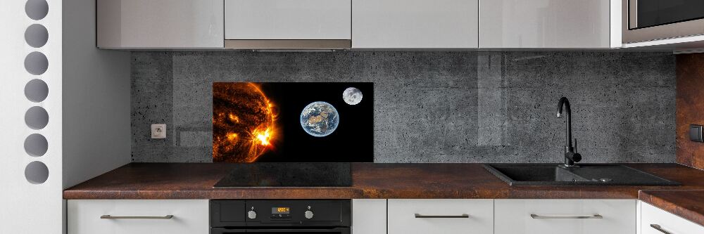 Cooker splashback Solar system