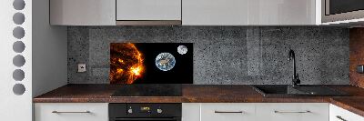 Cooker splashback Solar system