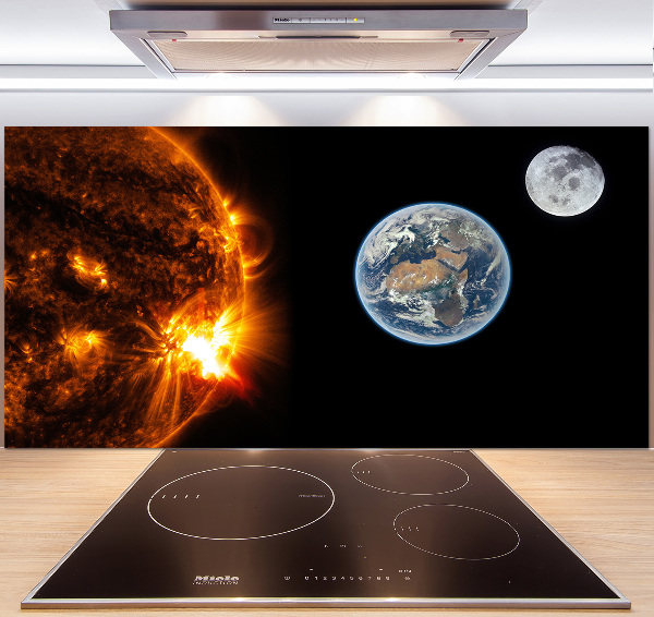 Cooker splashback Solar system