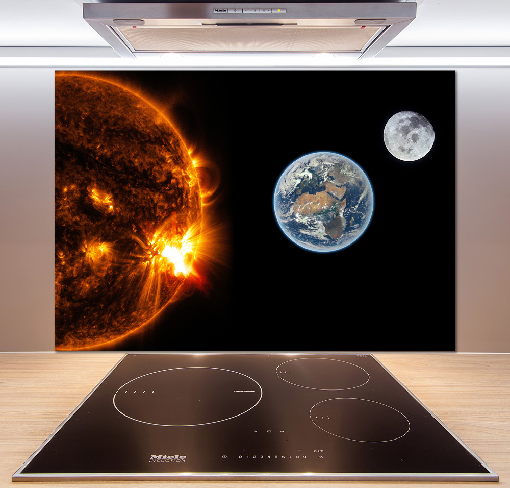 Cooker splashback Solar system